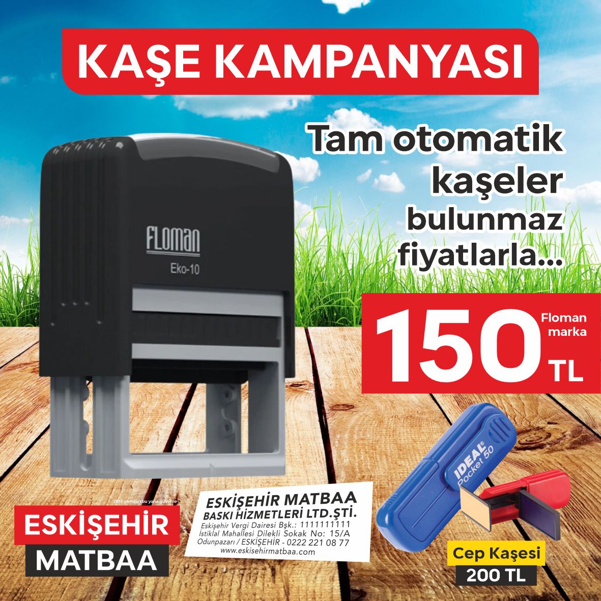 Eskişehir'de Otomatik Kaşe Üretimi – Uygun Fiyatlarla Hızlı Teslimat