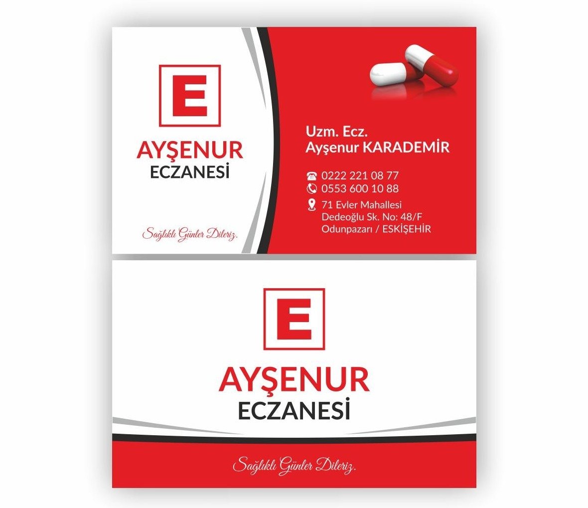 Esnaf Kartviziti Çift Yönlü 1000 adet